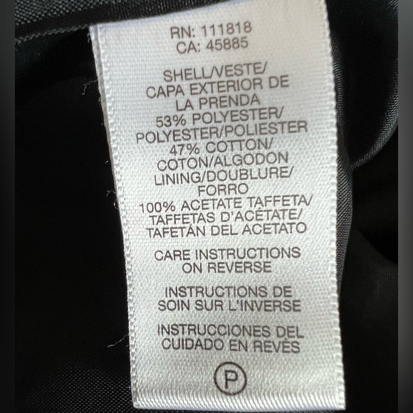 Michael Michael Kors black animal print 3/4 sleeve large button jacket small - Picture 9 of 9